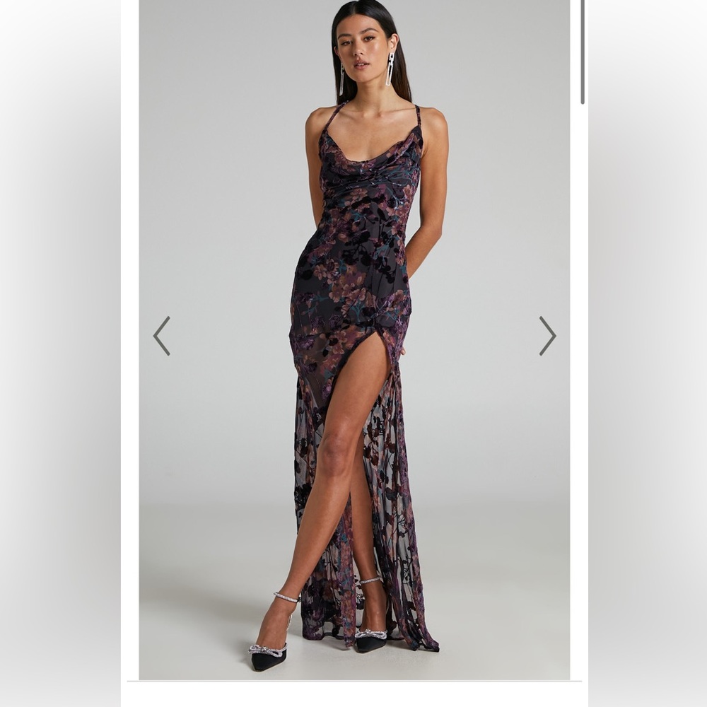 COPY - Aletta maxi dress-cowl cross back dress
